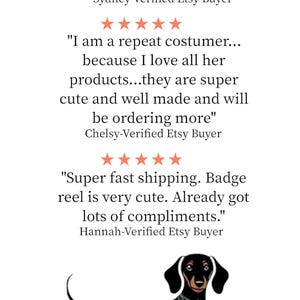 Daschund Tarot Card ID Clip Doxie Mom Gifts image 9