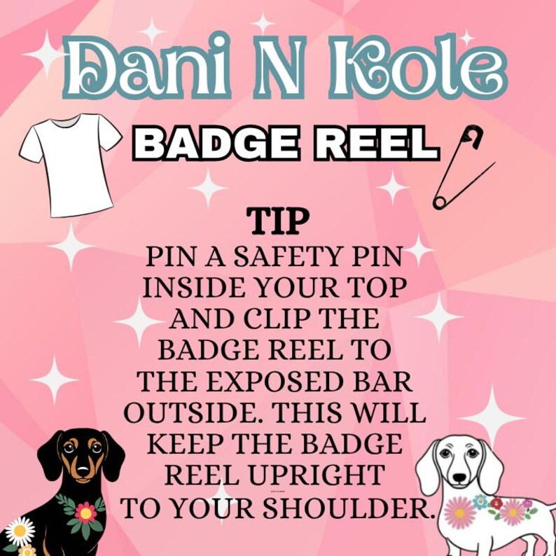 Daschund Tarot Card ID Clip Doxie Mom Gifts image 7