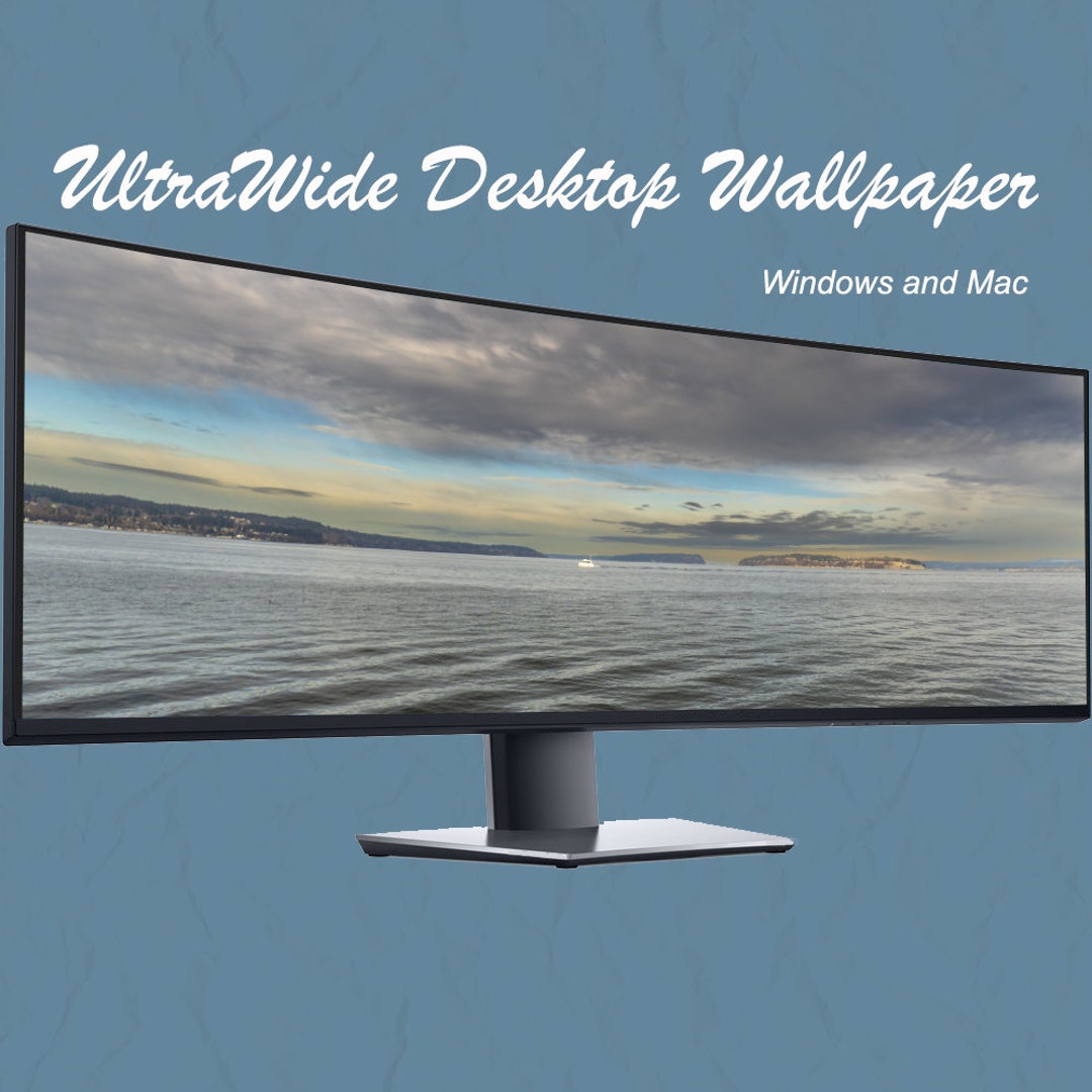 Puget Sound Wallpaper Background Ultrawide/wqhd and QHD Digital