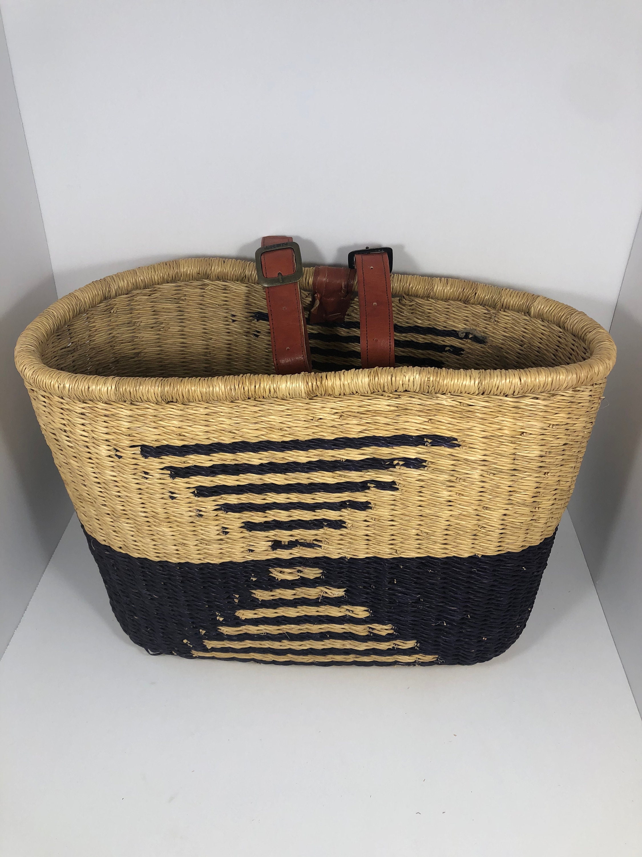 Ghana African Bicycle Basket Etsy