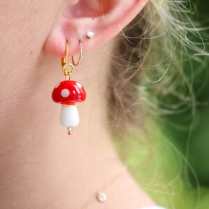 Mushroom Earrings