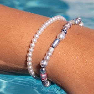 Pearl and Multi Pearl Bracelet