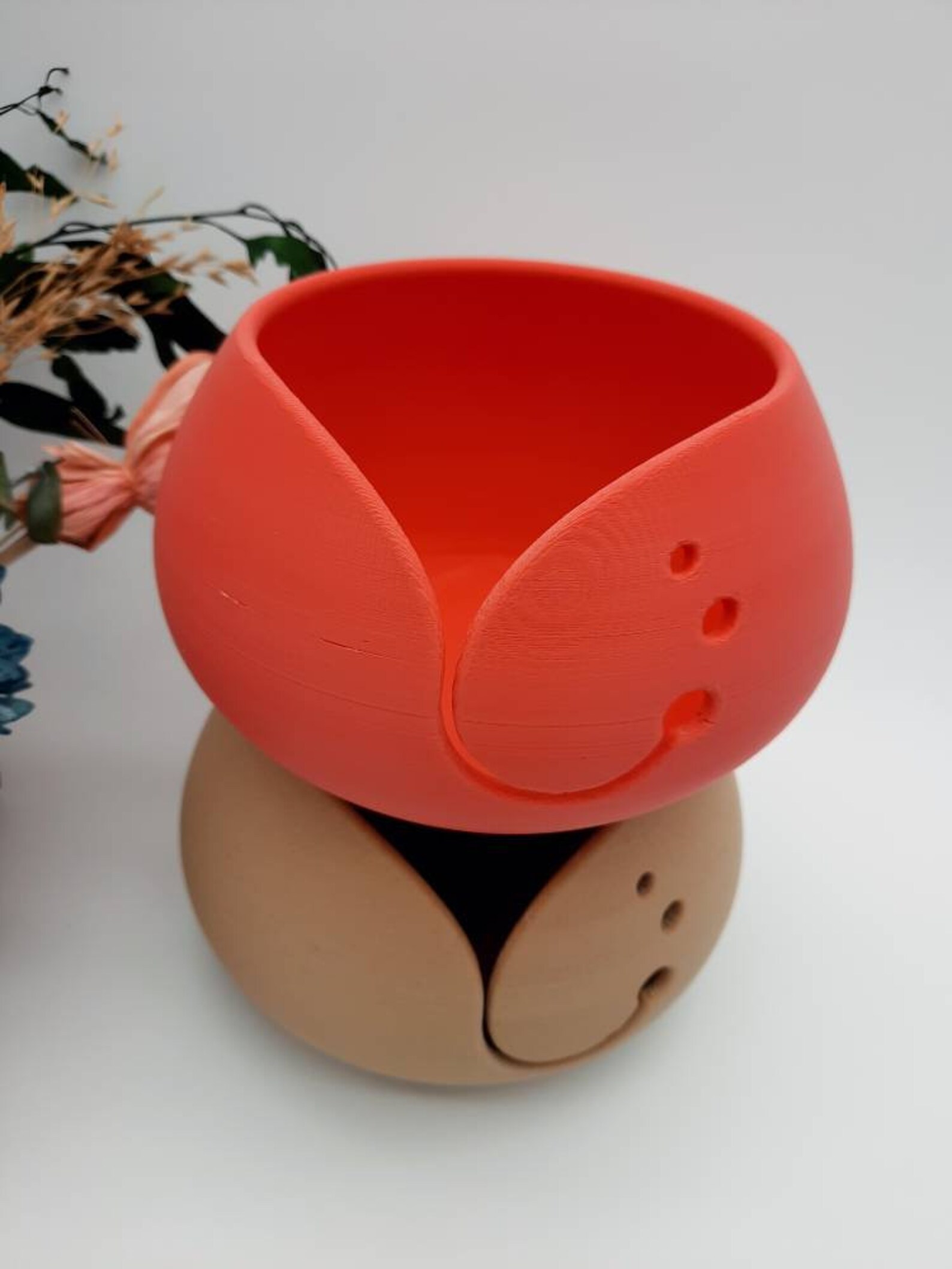 3D printed yarn bowl LOTS of colors to choose from printed Etsy