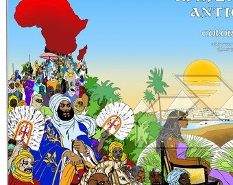 AFRICANS OF ANTIQUITY - A Digital Coloring Book