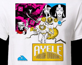 AYELE NUBIAN WARRIOR™ T-Shirt Character Mix