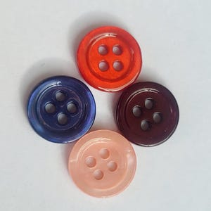 Botões de camisa MOP - Cores variadas