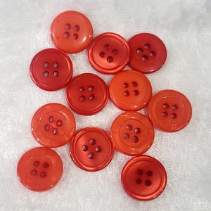 Red Dress/Shirt Button