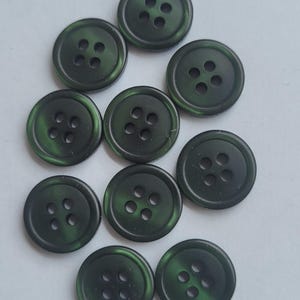 Forest Green Shirt/Dress Button