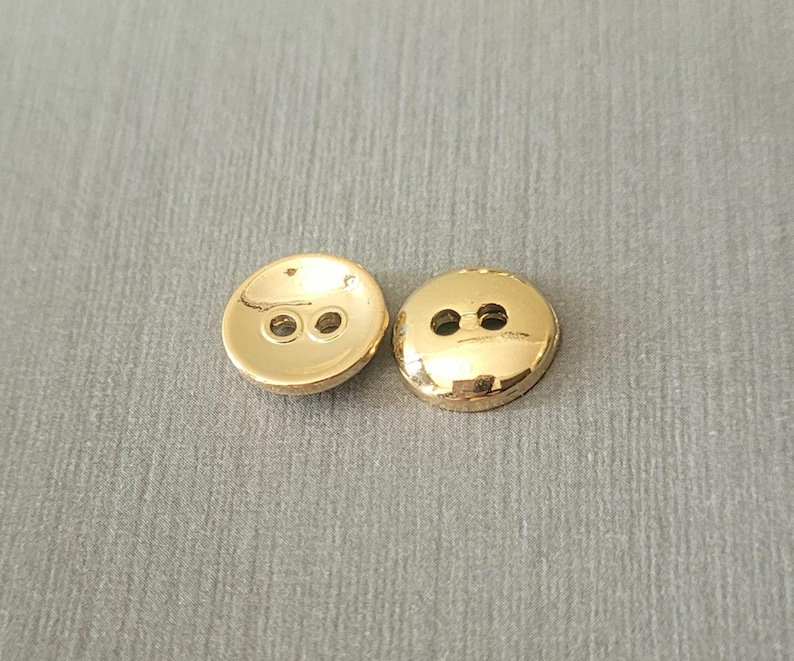Simple Gold Button Gold Small Button - Etsy
