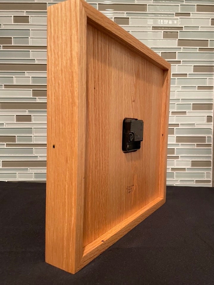 Oak Wood Clock for Desk or Table - Etsy