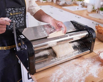 Dough sheeter machine for home, FREE express shipping! For bakery, pizza maker, manual dough sheeter, pastry sheeter