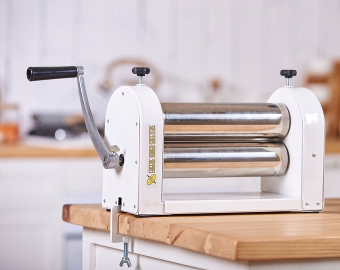 Little Manual Dough Sheeter for Home Use, 9.8 Inches Small Dough