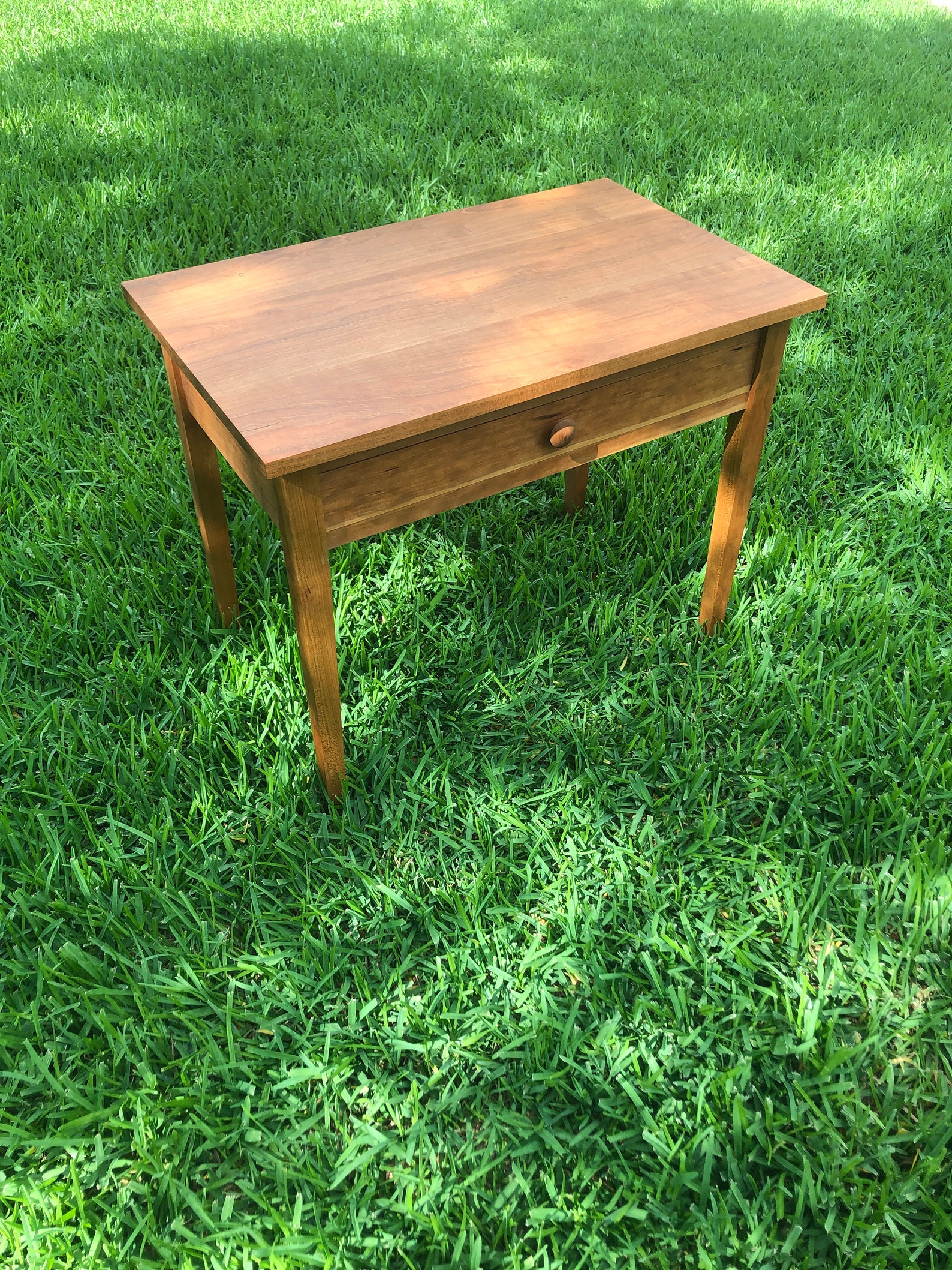 Cherry wood Shaker style end table hallway table cherry Etsy