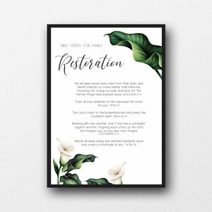 Restaurierung Bibelverse, Versöhnung Schriften, Hilfreiche Verse für Christen, Familien Restaurierung, Schriften für schwierige Zeiten
