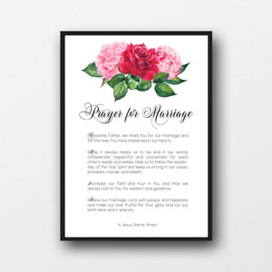 Prayer for marriage, Marriage prayer, Christian blessing, Christian prayer, Couple blessing, Marriage blessing, Download prayer, Love prayer