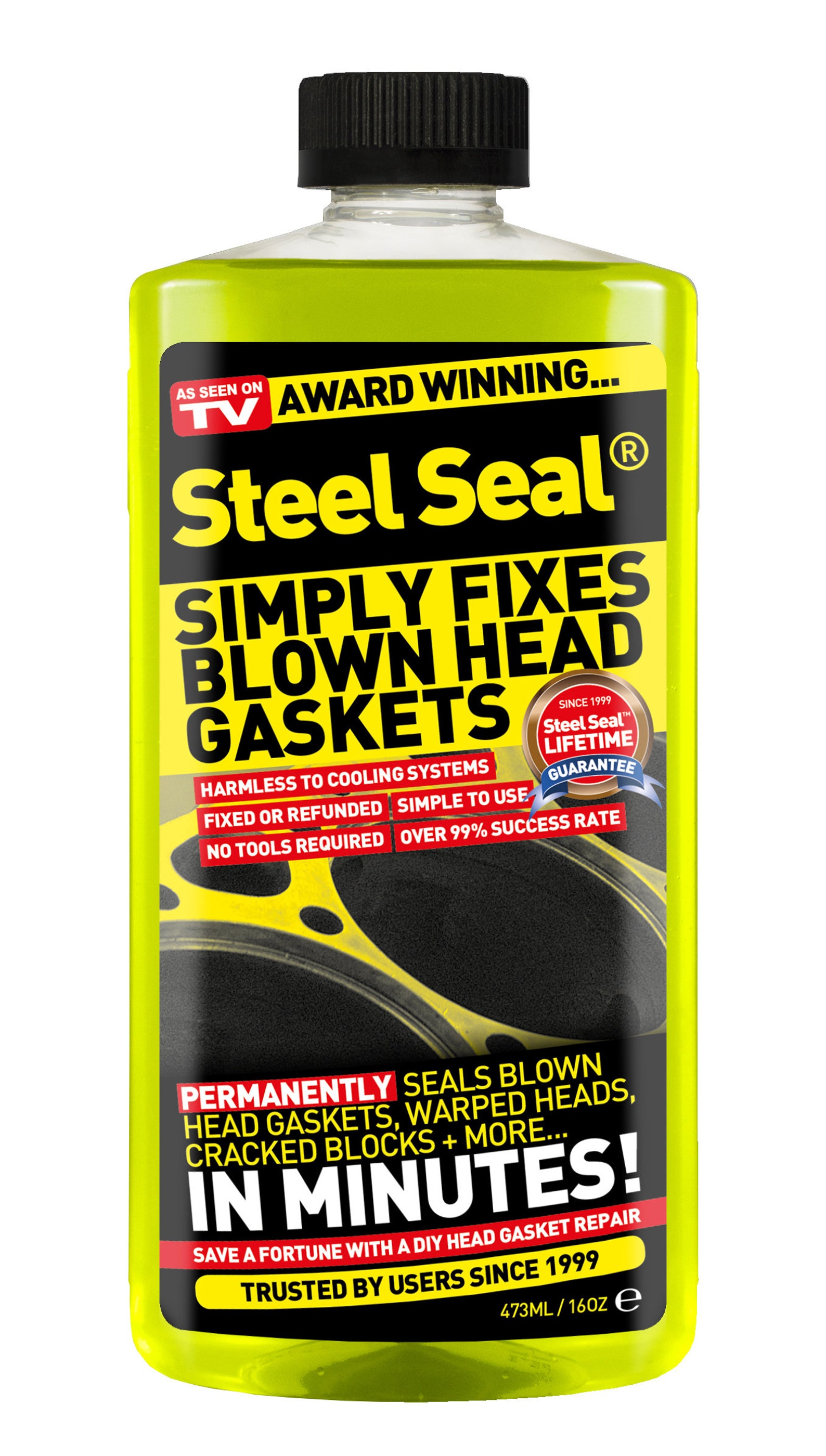 Steel Seal Head Gasket Sealer 16 Oz for 4 Cylinder Carsfree Etsy