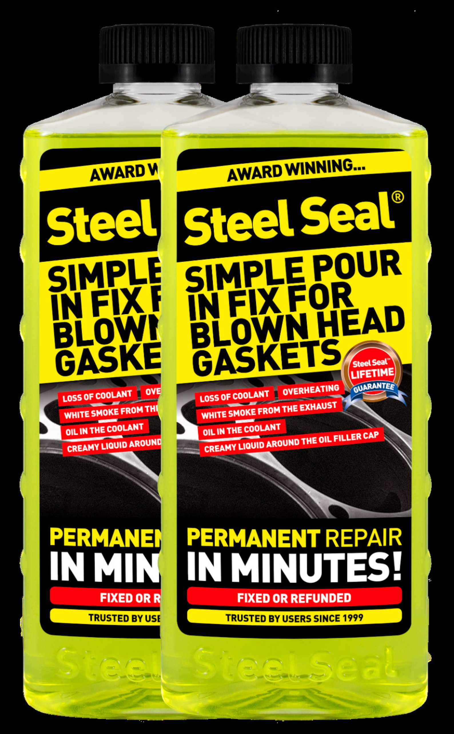 Steel Seal Head Gasket Sealer 32 oz for 8 cylinder carsFree Etsy