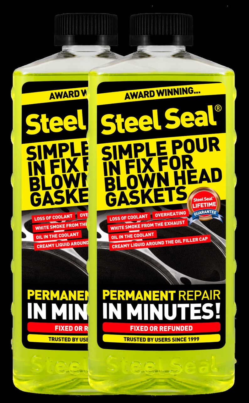 Steel Seal Head Gasket Sealer 32 oz for 8 cylinder carsFree Etsy