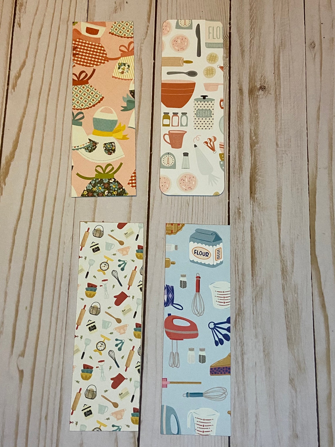 Cooking/ Baking Bookmarks | Etsy