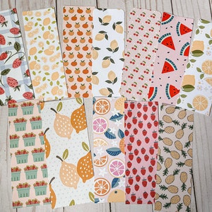 Summer Fruit Bookmarks