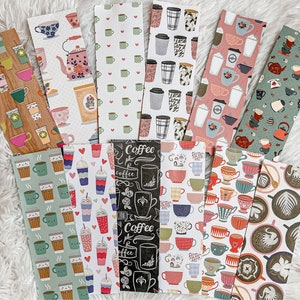 Coffee Lover Bookmarks | Coffee Bookmarks