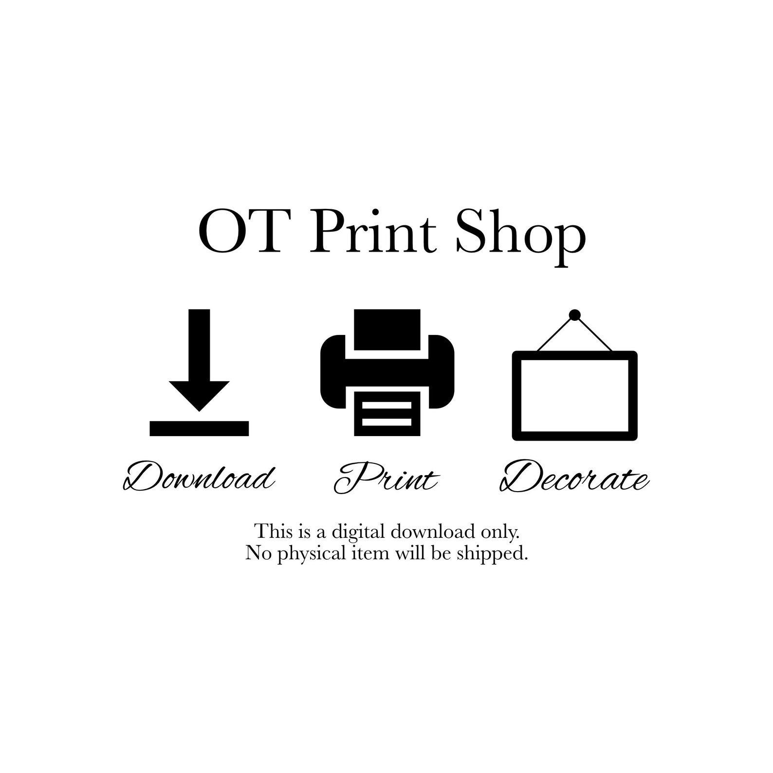 Occupational Therapy Quote, Printable Download, OT Therapy Office Decor ...
