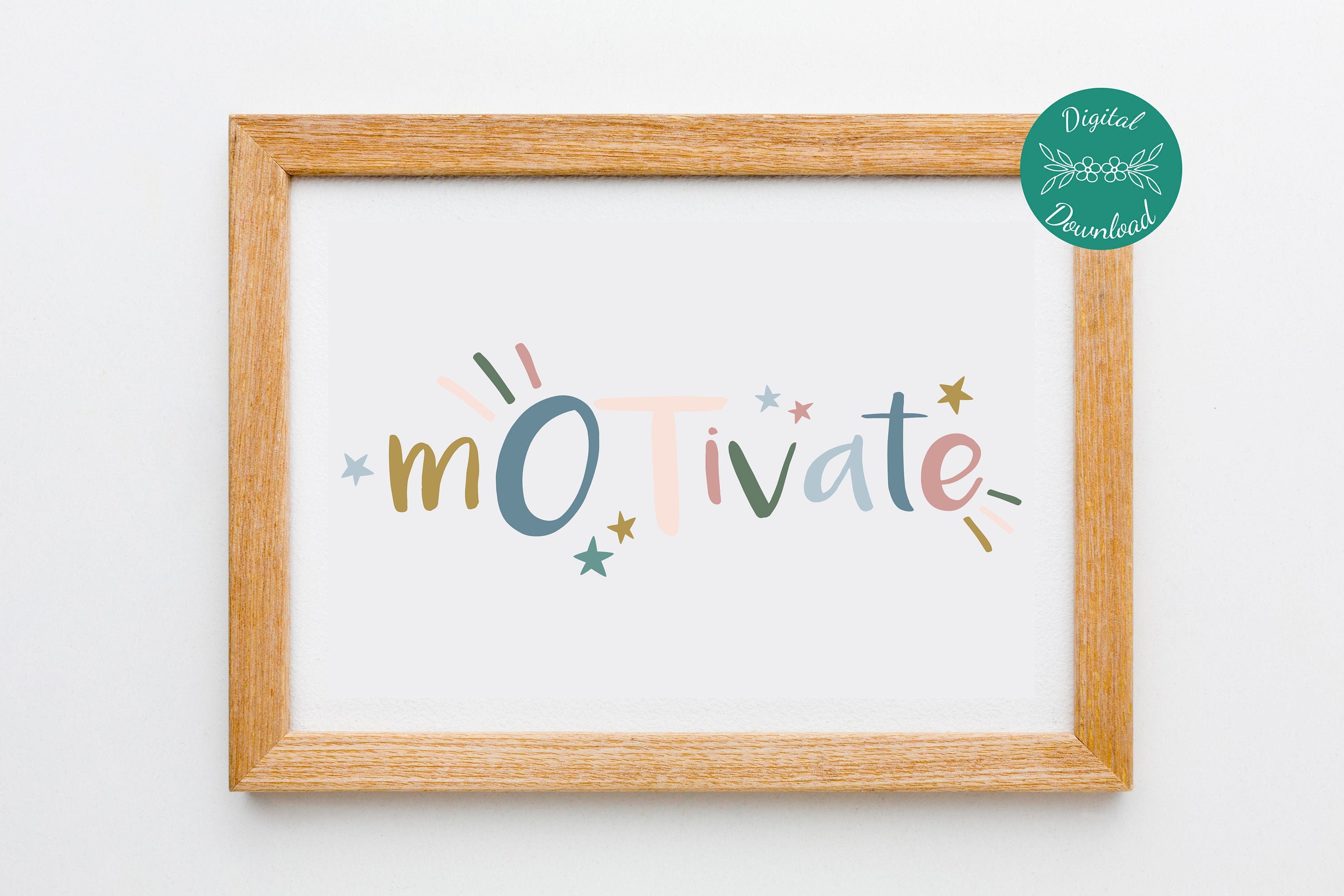 MOTivate Occupational Therapy Wall Art Cute Decor for Etsy