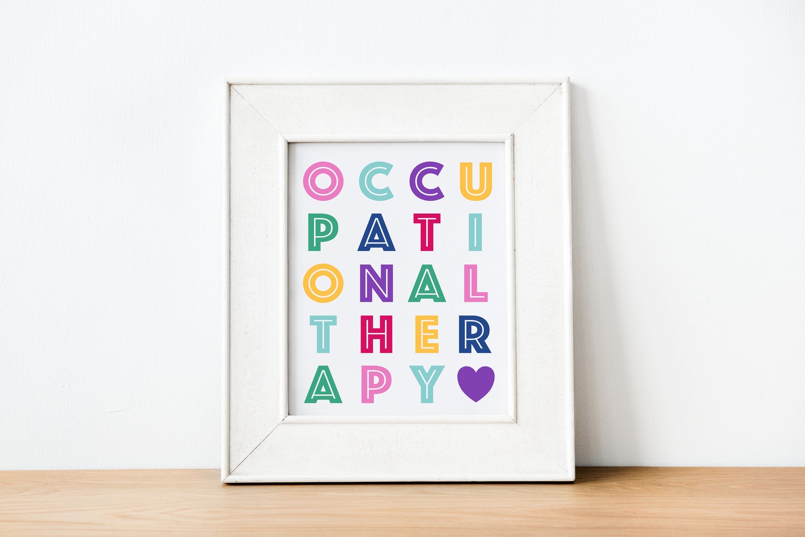Occupational Therapy Block Poster Occupational Therapy Print Etsy