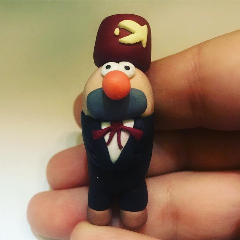 clay figures to paint