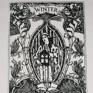 Art Nouveau T-shirt Winter