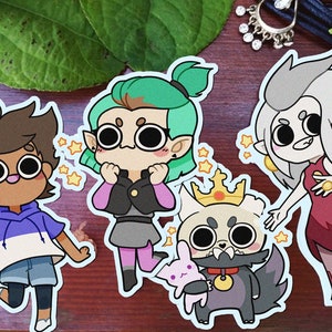 TOH Inspired Stickers ft: Luz, Amity, Eda, & King