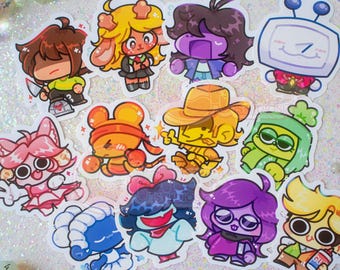 DELTARUNE SET 2 Inspired Stickers ft The Flowers, etc!