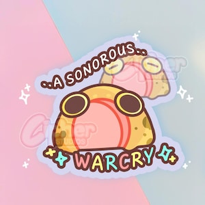 Naklejka na sonorous warcry desert rain frog