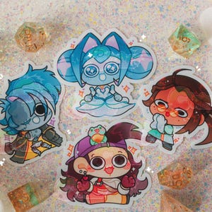Knights of Guinevere Inspired Stickers ft Guinevere, Frankie & Andi