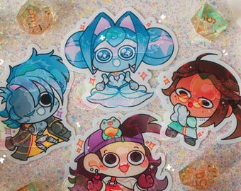 Knights of Guinevere Inspired Stickers ft Guinevere, Frankie & Andi