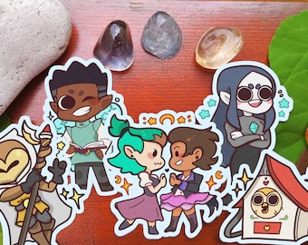 TOH [SET 2] Inspired Stickers ft: Lumity, Golden Boy, Lilith, Hooty, Gus & Willow!