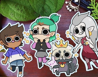 TOH Inspirierte Aufkleber: Luz, Amity, Eda, & King