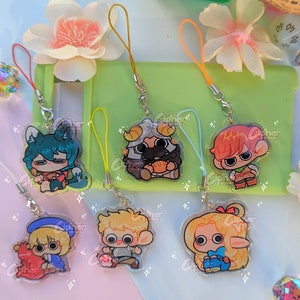 Dungeon Meshi Inspired Mini Phone Charms! [Ft. Itsuzumi, Senshi, Chilchuck, Falin, Laois, & Marcille]