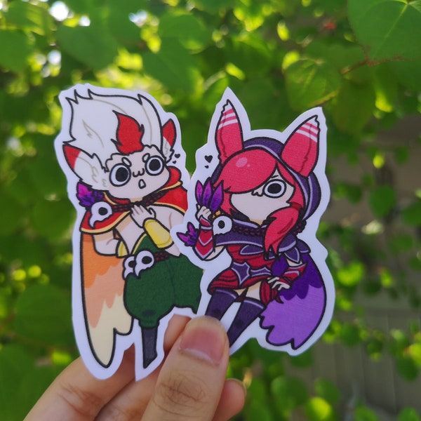 Rakan & Xayah Sticker, League of Legends, LoL Stickers