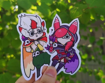 Rakan & Xayah Sticker, League of Legends, LoL Stickers