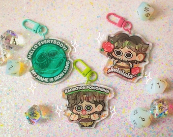 IRON LUNG Inspired Keychain | 2.3" Charms ft. Simon & The Eel