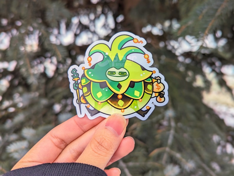 Helluva Boss Inspired Stickers [Ft. Blitzo, Loona, Stolas, Octavia, Mammon, Millie & Moxxie, Fizzarolli, Asmodeus] Mammon