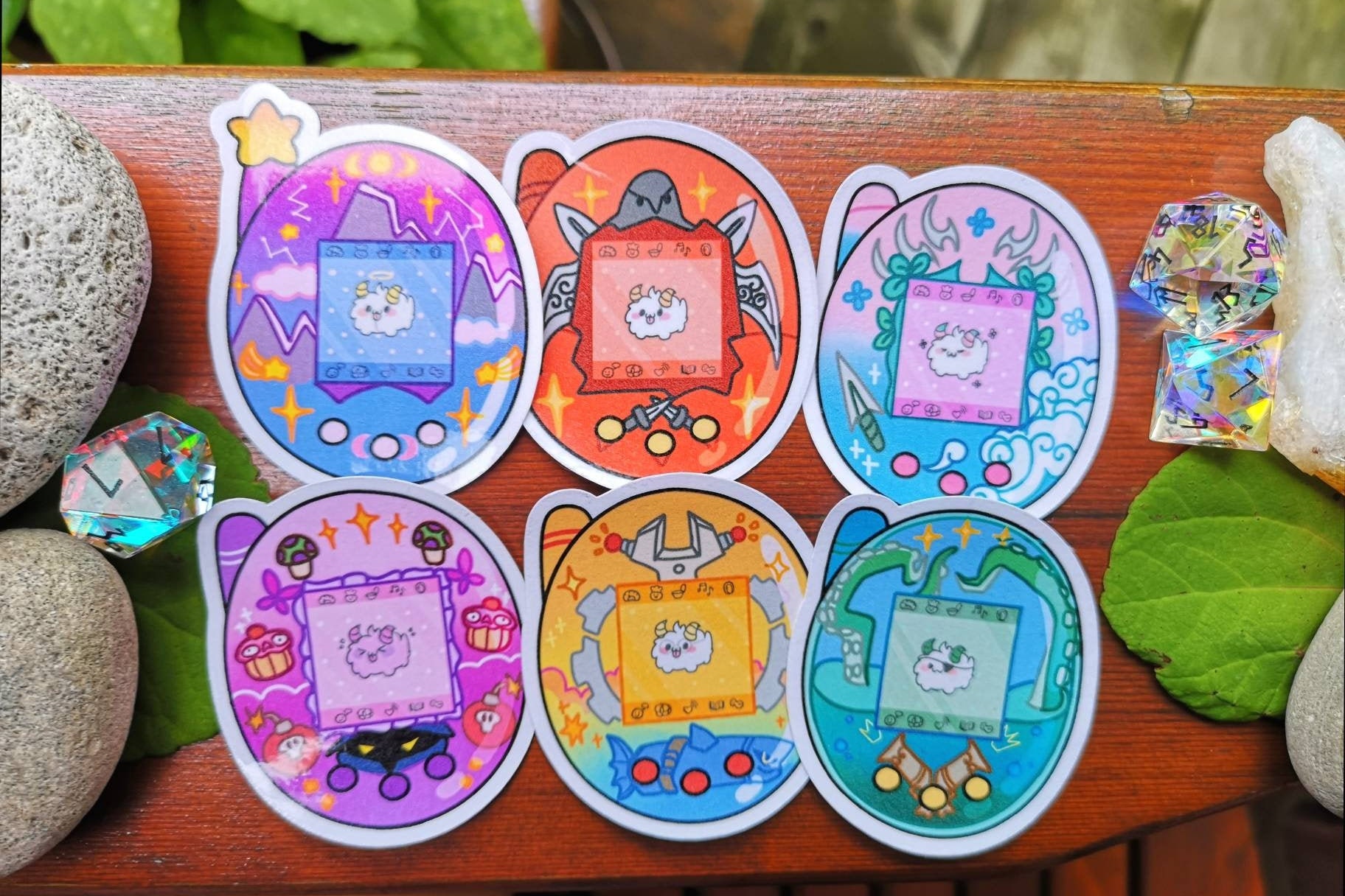 League of Legends Tama Stickers w/ Tiny Poros! ft Noxus, Piltover, Ionia, etc!