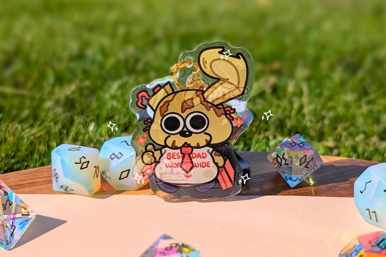 FNAF Inspired Keychain | 2.3" ft. Freddy Fazbear, Chica, Bonnie, Foxy, Sun, Moon, Springtrap & Helpy Springtrap