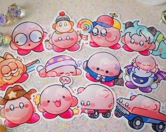 Kirby Inspired Stickers