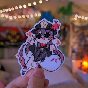 ♥ Boo Tao ♥ Hu Tao Ghost Sticker, Genshin Impact,  Sticker by Colchetos