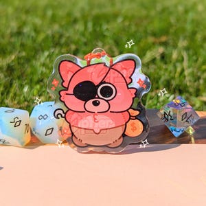 FNAF Inspired Keychain | 2.3" ft. Freddy Fazbear, Chica, Bonnie, Foxy, Sun, Moon, Springtrap & Helpy Foxy