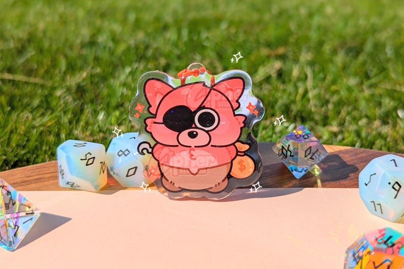 FNAF Inspired Keychain | 2.3" ft. Freddy Fazbear, Chica, Bonnie, Foxy, Sun, Moon, Springtrap & Helpy Foxy