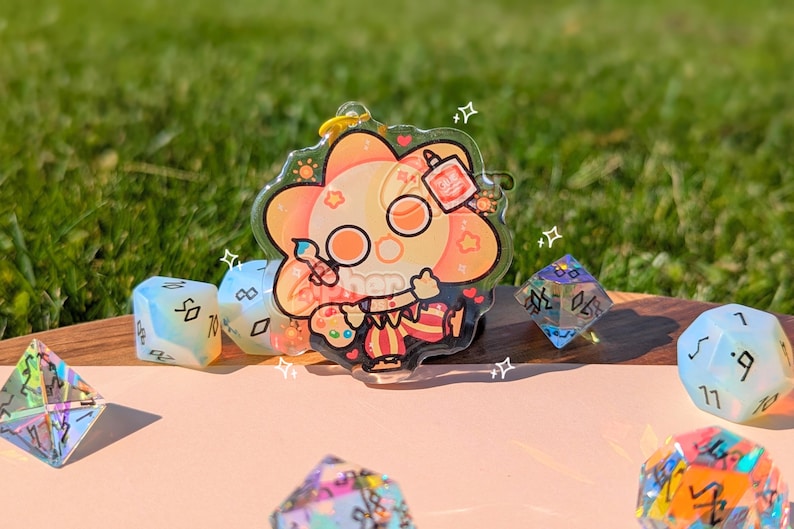 FNAF Inspired Keychain | 2.3" ft. Freddy Fazbear, Chica, Bonnie, Foxy, Sun, Moon, Springtrap & Helpy Sun
