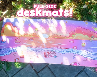 DESKMAT || AXOLOTL SUNSET Mousepad [90CM x 40CM x 3MM]